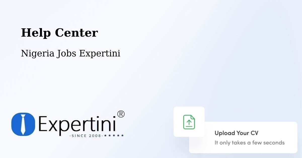Help Center – Deba - Nigeria Jobs Expertini