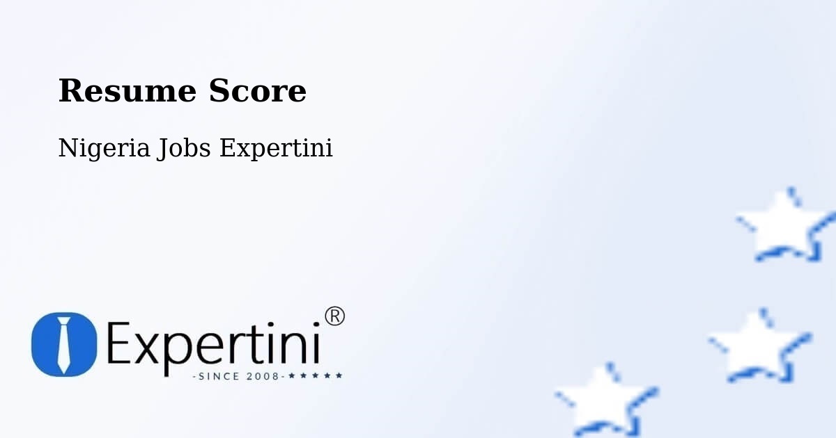 Resume Score & Job Description Match Tool – Deba - Nigeria Jobs Expertini